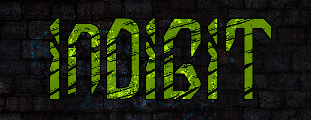 InDigit Industrial Digital Grunge Font