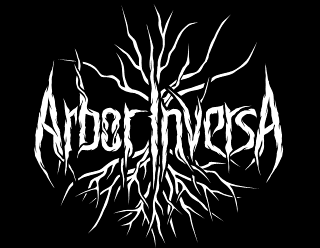 Arbor Inversa - Black Metal Band Logo Design, Round Sigil with Roots and Branches