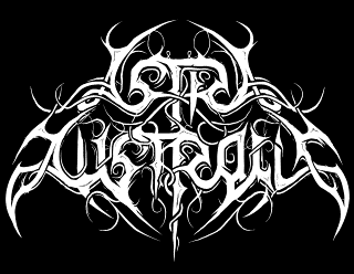 Astra Australis - Black Metal Band Logo Design with Ornaments and Curls