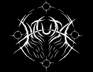 Hauta - Round Black Metal Band Logo Design Sigil