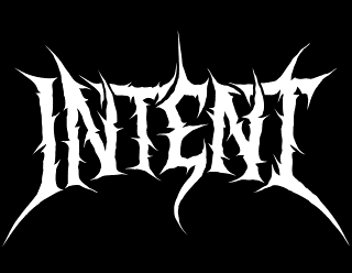Legible Old School Death Metal Band Logo Design - Intent