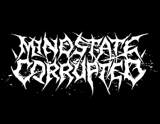 Deathcore Band Logo Design with Splatter - Mindstate Corrupted