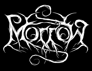 Morrow - Professional Black Metal Band Logo Design with Roots