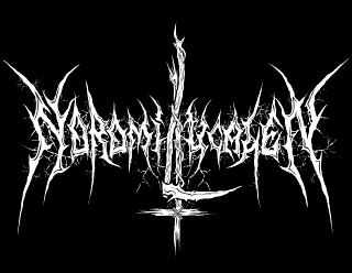 Noromi LucaleN - Raw Black Metal Band Logo Design with Scythe and inverted Cross