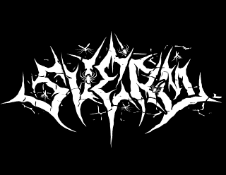 Sverm - Norwegian Punk Black Metal Band Logo Design with Insects, Spiders