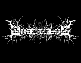 Ghostslug - Futuristic, Raw Industrial Black Metal Band Logo Design