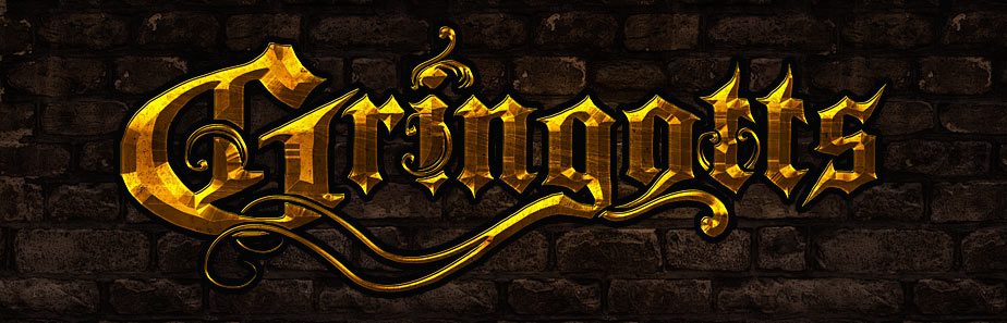 Golden Epic Power Metal Band Logo Design